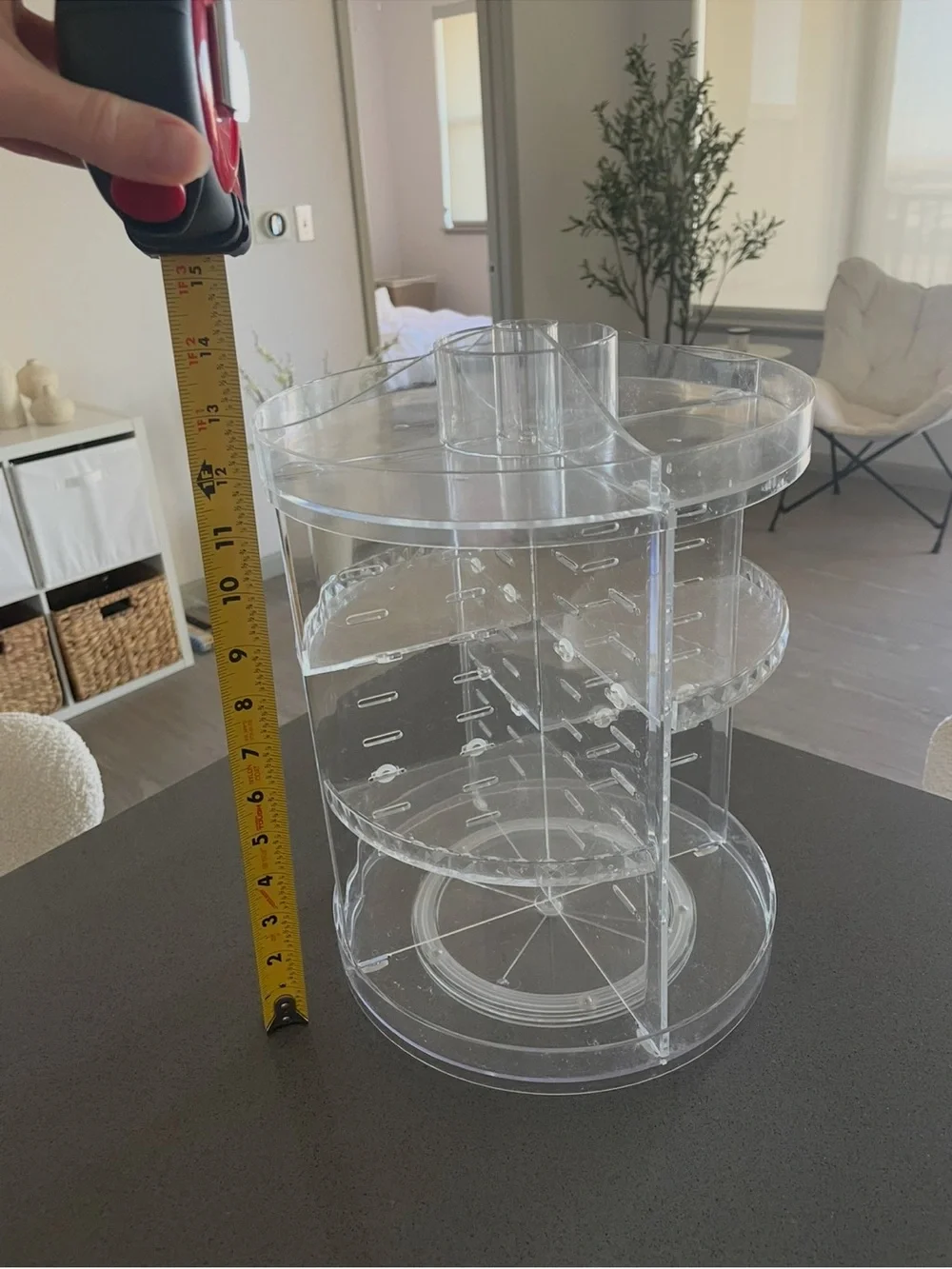 Clear 360° Rotating Makeup and Cosmetic Organizer - Clear